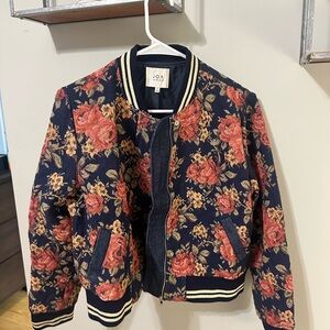 JOA Floral Bomber Jacket